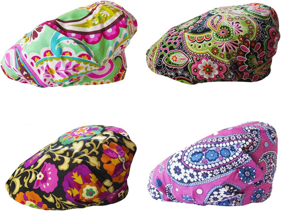 JoyRing Elastic Bouffant Working Caps with Sweatband