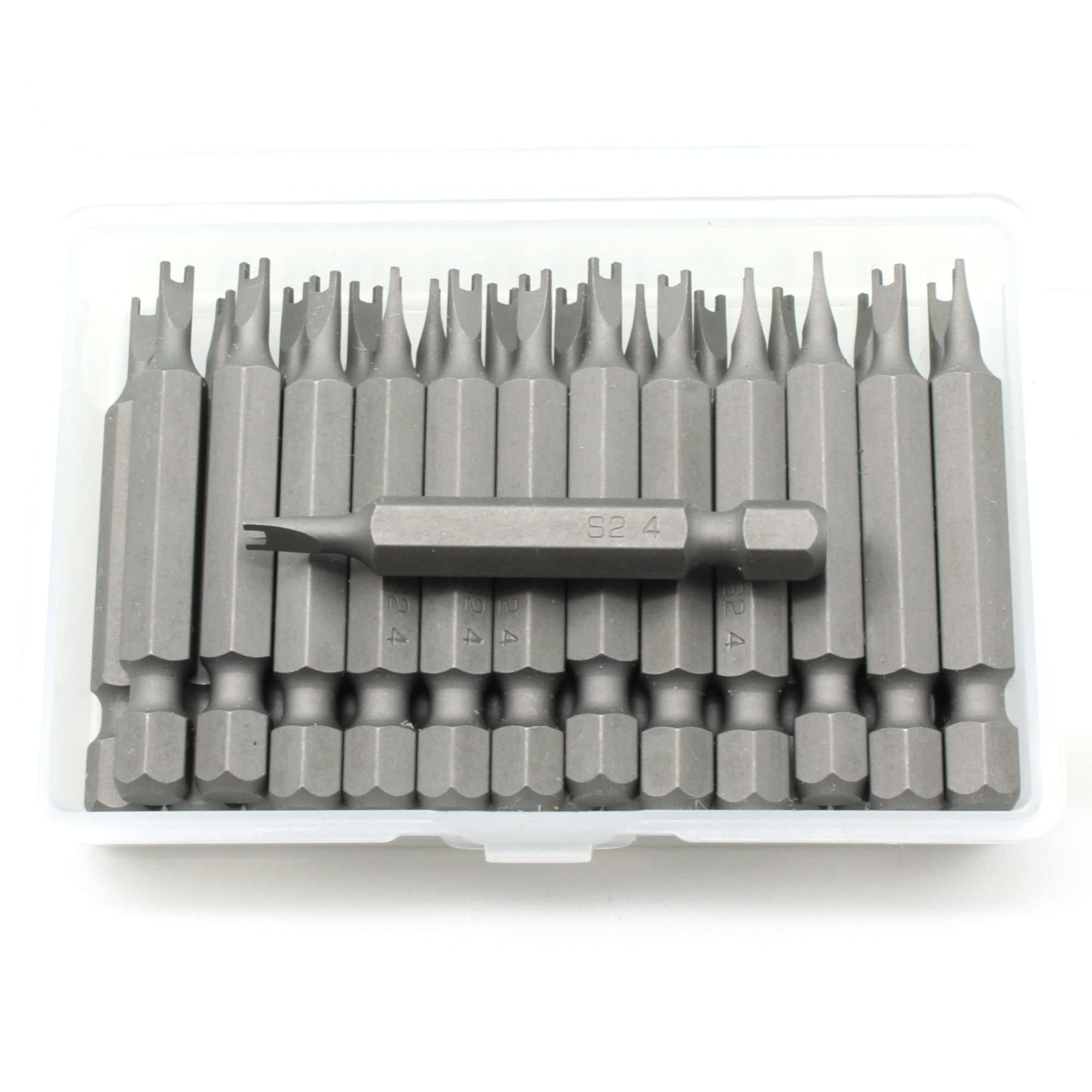 TEMO 25pc Spanner #4 2-Inch (50mm) Screwdriver Insert Bits