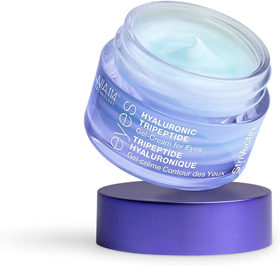 Hyaluronic Tripeptide Gel-Cream for Eyes by Strivectin for Unisex - 0.5 oz Treatment, Blue White, 15 ml (Pack of 1) - Image 5