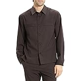 Theory Mens Utility Overshirt in Motion Wool