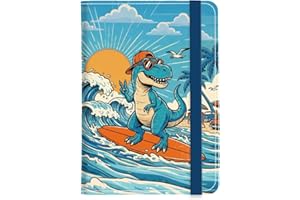 CRAFTYMELODY PU Leather Passport Holder Cover 5.9×4.3 Inch with Credit Card Slot Boarding Pass Slot Combo Blocking Passport H