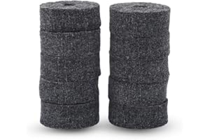 ZJchao 10pcs Drum Cymbal Felt Pads, Thickened Felts Practical Drum Accessories with Bonus 10 Extra Pads for Cymbal Protection