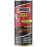 Amdro Mole &amp; Gopher Bait, 1 LB | Ready-to-Use Pellet Bait, for Pocket Gophers and Moles, for Active Burrows Only