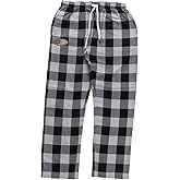 Calhoun NHL Surf & Skate Men's Team Logo Plaid Pajama Pants – 100% Woven Brushed Soft Fabric