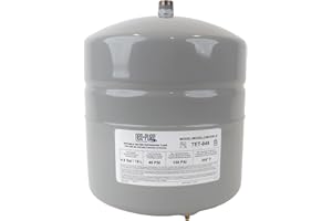 Neo-Pure 4.8 Gal Thermal Expansion Tank - 3/4" MNPT – Maintains Safe Pressure for Water Heaters with Backflow Preventers, Butyl Diaphragm & Corrosion-Resistant Finish (White) (4.8 Gallon)