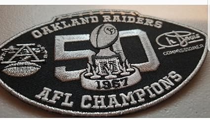 raiders 50th anniversary patch