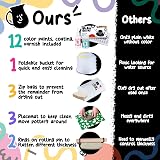 FosterToys Air Dry DIY Clay Pottery Kit for Beginners Tools 12 Paints view 4