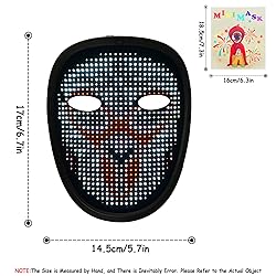 MOYACA Kids LED Mask with Gesture Sensing, Light up