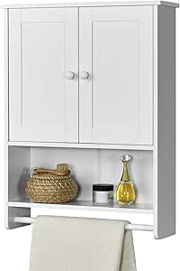 [en.casa] Mueble de Pared para Baño Steyr 65 x 48,7 x 14,5 ...