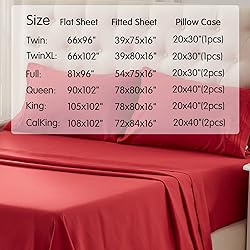 NexHome California King Size Sheet Set, Breathable
