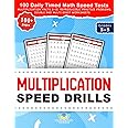 Multiplication Speed Drills: 100 Daily Timed Math Speed Tests, Multiplication Facts 0-12, Reproducible Practice Problems, Double and Multi-Digit Worksheets for Grades 3-5 (Practicing Math Facts)