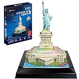 CubicFun 3D Puzzles for Adults Kids LED Statue of