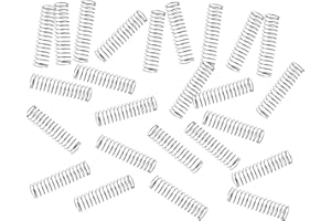 SINEKY 150pcs Compression Springs, 304 Stainless Steel Small Pen Spring, Length 10-30mm, OD 4-6mm, Wire Diameter 0.3-0.5mm (Color : 150pcs, Size : 0.5 * 6 * 20mm)