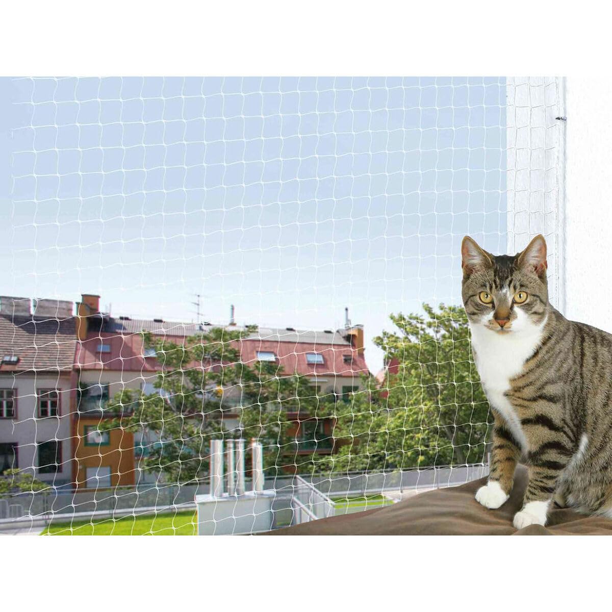 Trixie 44323 protective net, 4 × 3 m, transparent