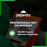 Paperdry Waterproof Clipboard A4 Orange PVC with Cover & Storage view 8