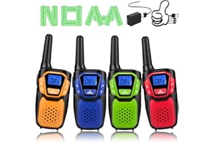 TOPSUNG Walkie Talkies for Kids Rechargeable, Easy to Use Family Walky Talky Toy for 3-12 Years Old Boys and Girls Birthday for Camping Hiking Outdoor with Regular Micro-USB Charger/Battery