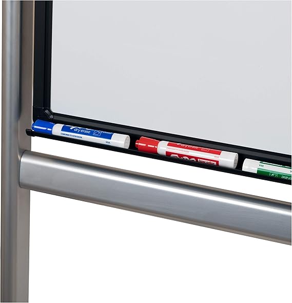 Rolling Dry Erase Whiteboard Large 48 x 36 Inches