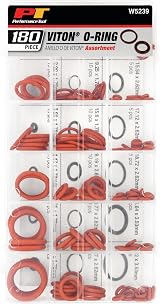 Performance Tool W5239 Viton O-Ring Assortment 180 pcs 9mm-20mm High Temp view 5