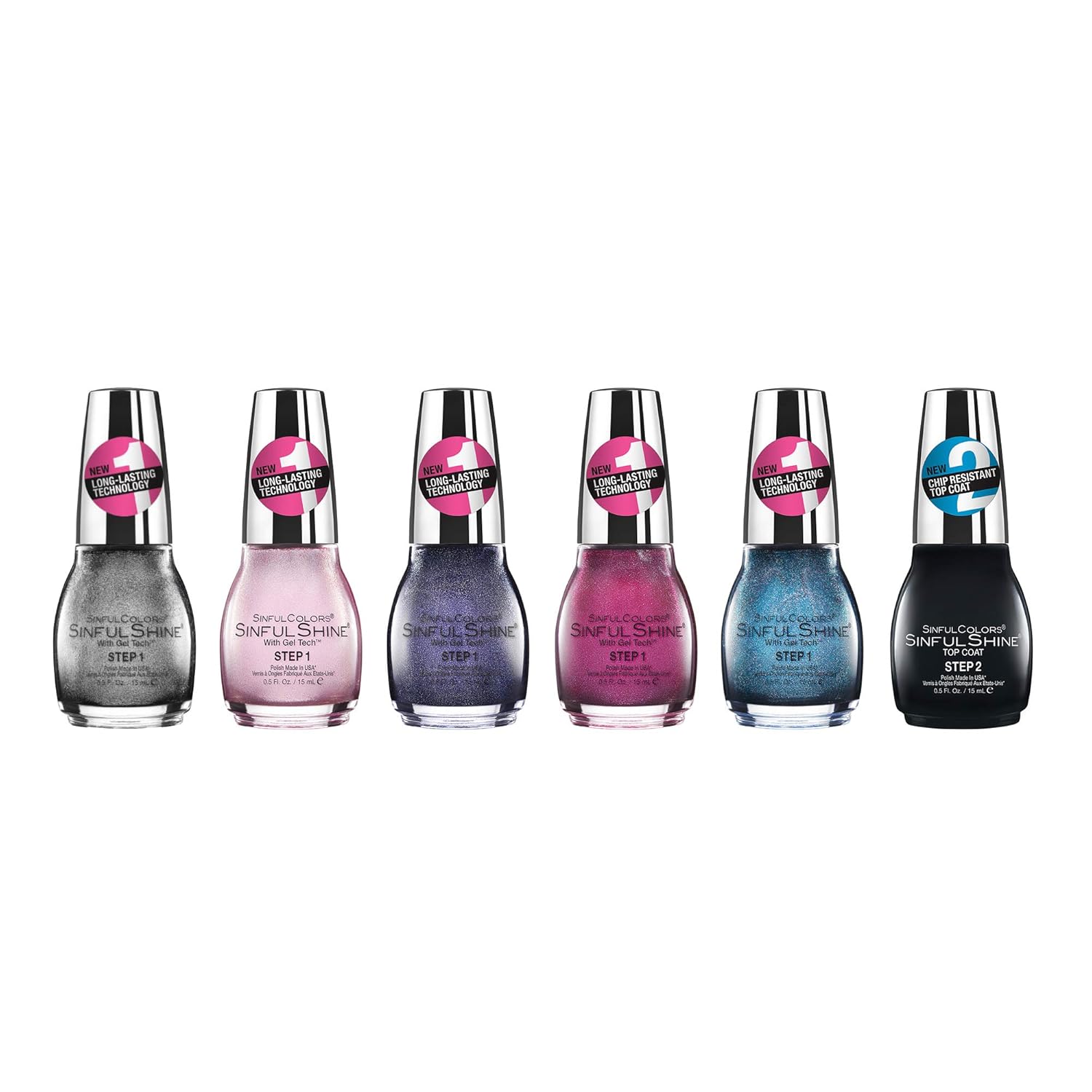 SinfulColors Sinfulshine Metallic Nail Polish Collection