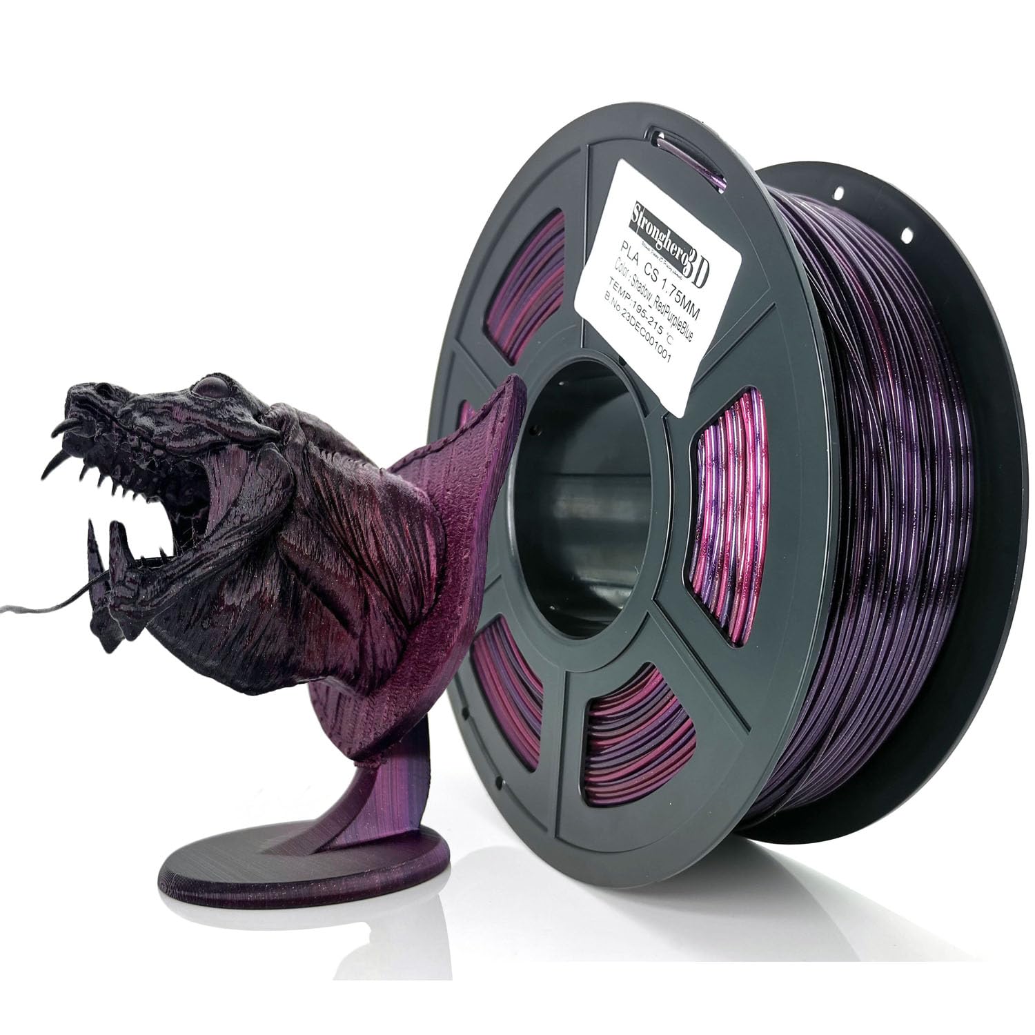 Stronghero3D PLA 3D Printer Filament 1.75 mm,Shadow