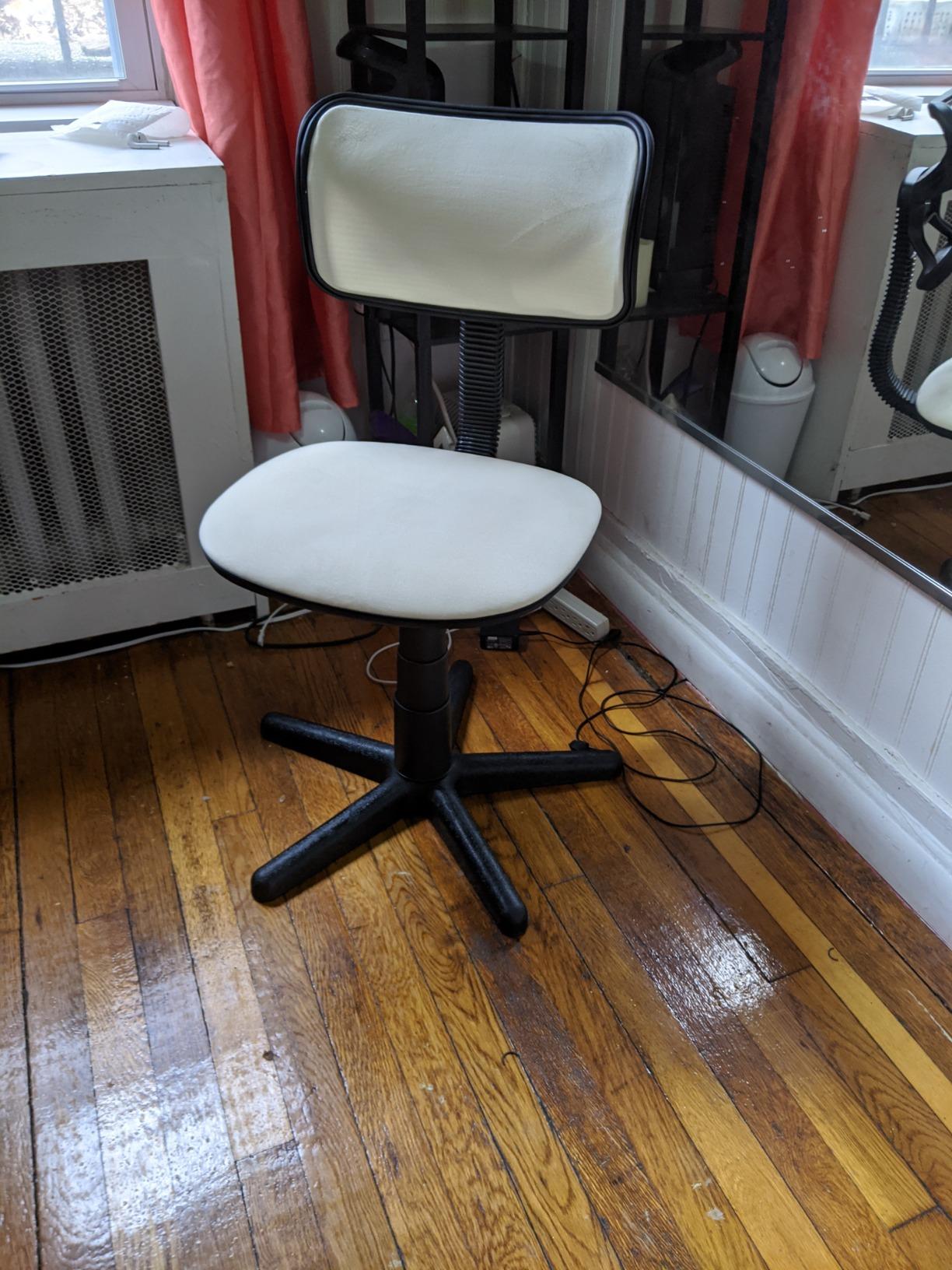 8/mo Finance Urban Shop Swivel Mesh Desk Chair, Blue Buy Now, Pay