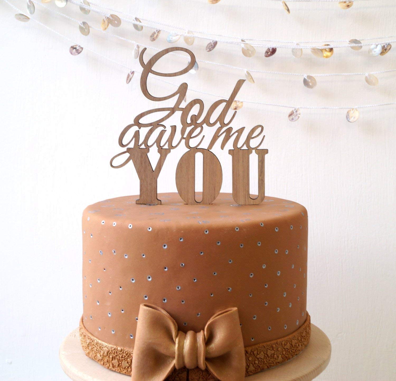 God Gave Me You Wedding Cake Topper Rustic Walnut Wood Cake Topper Wedding Decor Cake Decoration Handmade Dprd Tasikmalayakab Go Id