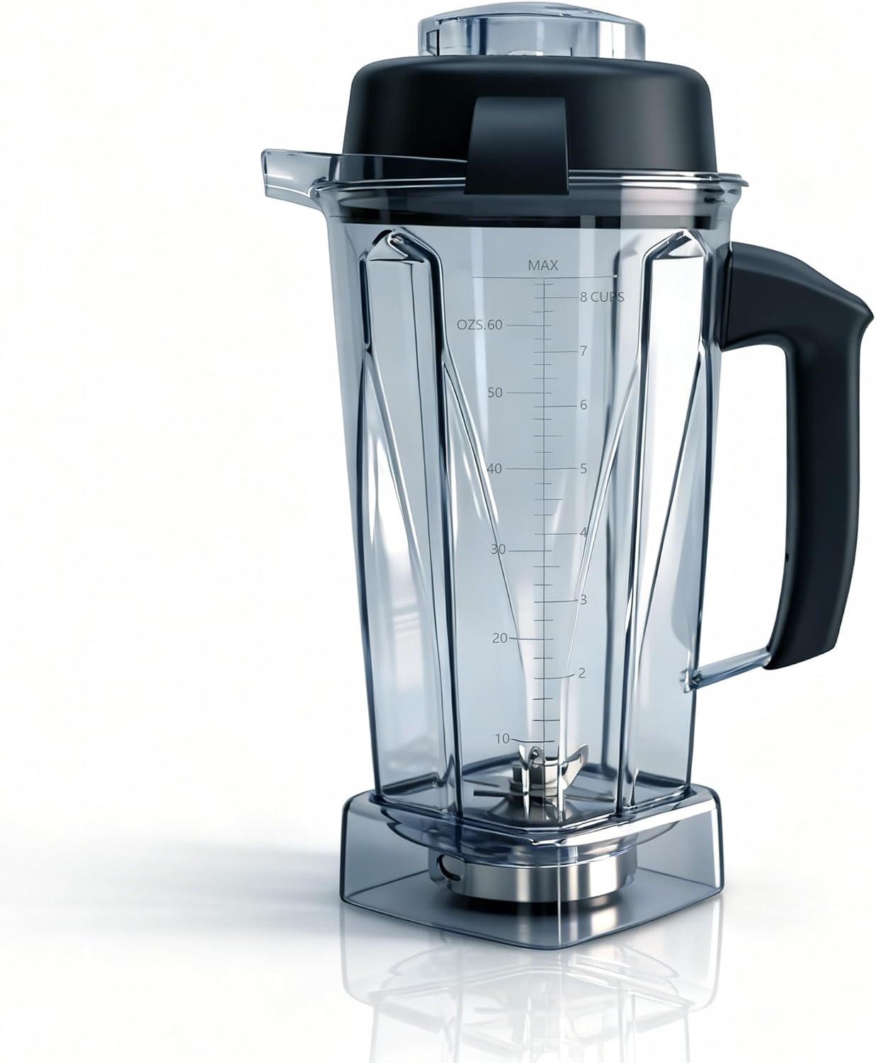 Blender Pitcher 64oz Replacement Container Compatible with Vitamix 5200, 5300, 6300, 7500, E310, VM0197, VM0101, VM0100, VM0103 Classic & Explorian Series 5-Year Warranty