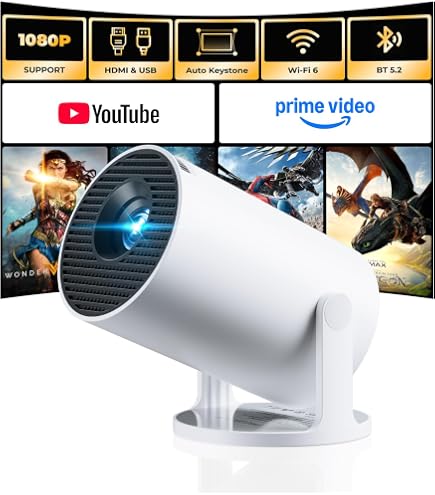 Amazon.com: Mini Projector, CLOKOWE 2024 Upgraded Portable