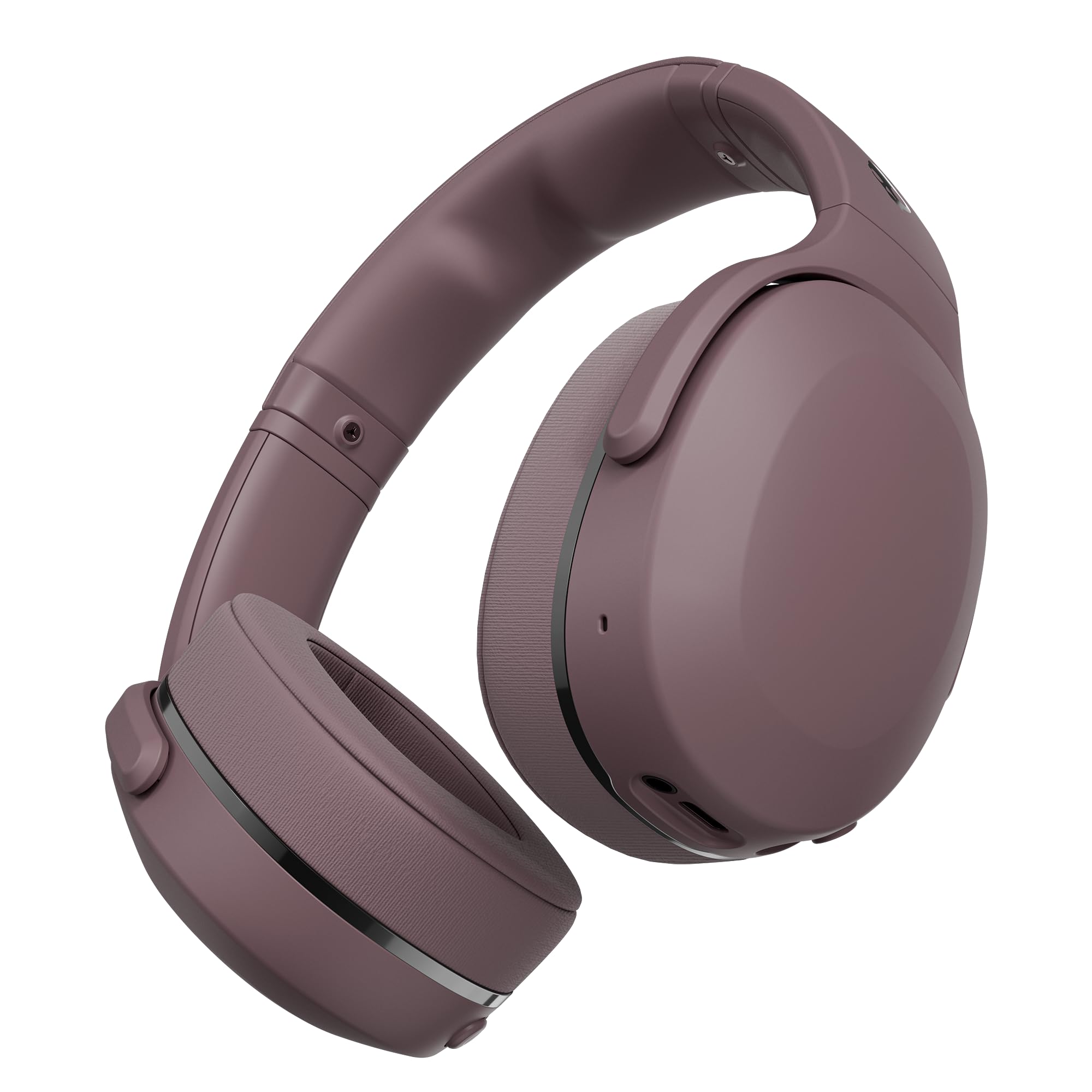 Skullcandy Crusher 540 Active Wireless Bluetooth Headphones with Multi-Sensory Bass, Noise Isolating Over-Ear Fit, Sweat and Water Resistant, 40 Hours Battery, Microphone for iPhone Android – Smoke