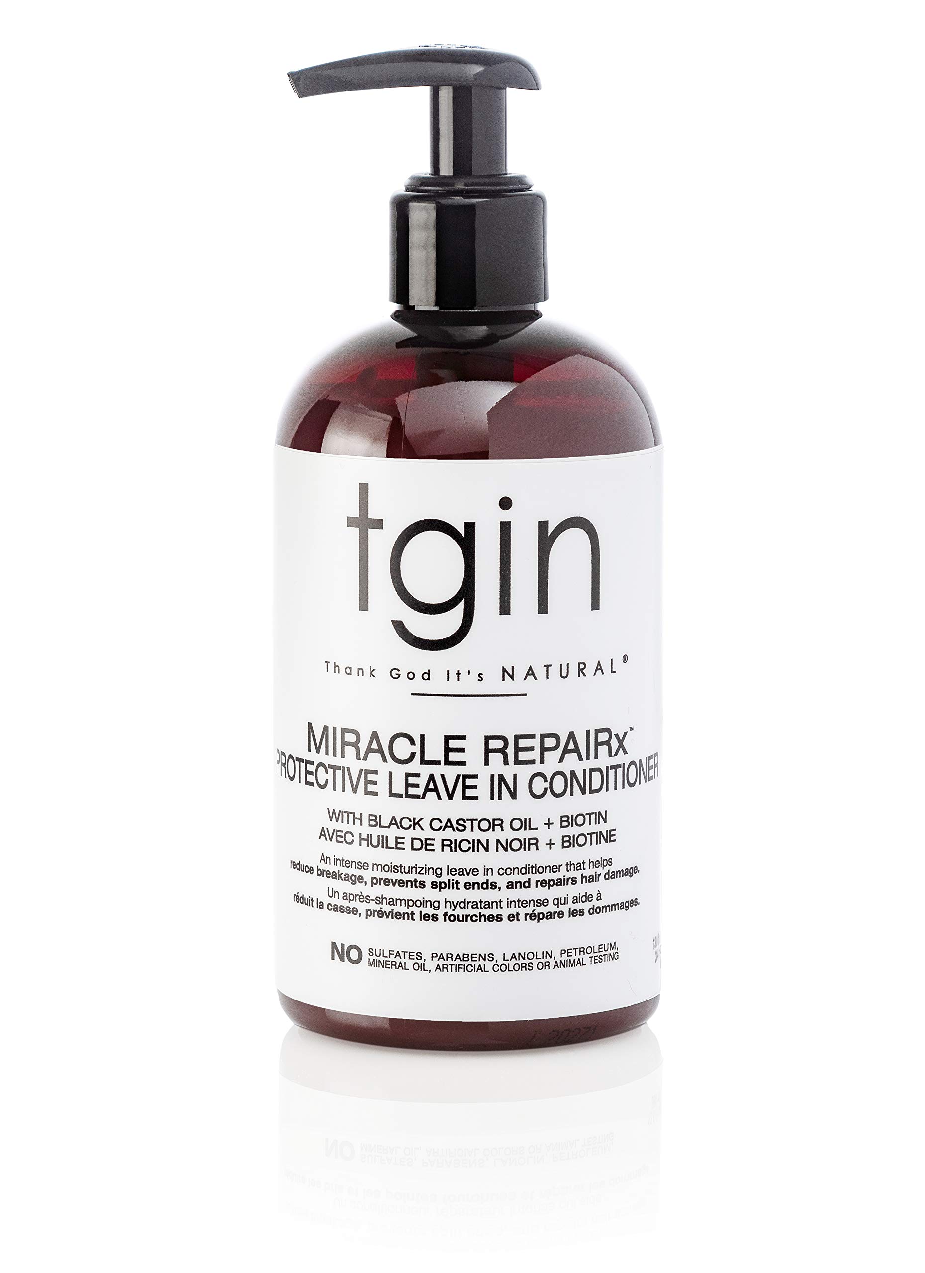 tgin Miracle Repair Protective Leave In Conditioner For Natural, Dry, Curly Hair - 13 Oz