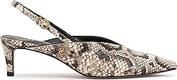 Vince Camuto Women's Kylien Pump, Black/Cream Snake