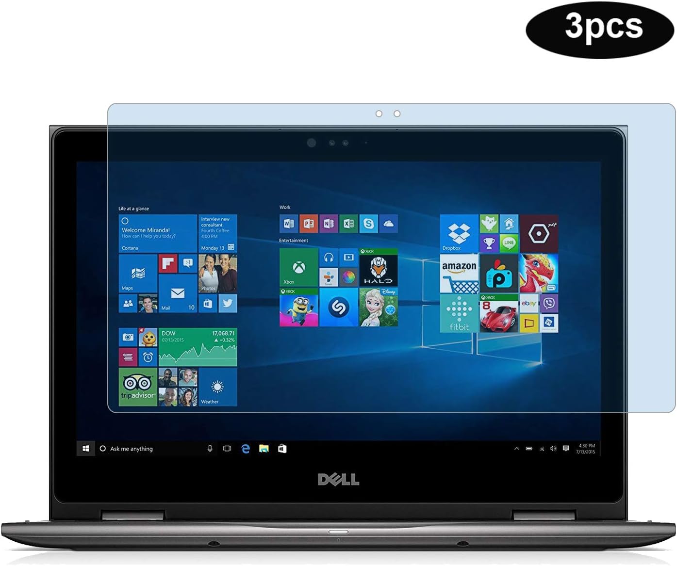 Pmallcity AntiBlue Light Laptop Screen Protector for Dell Inspiron 13 5000 5379