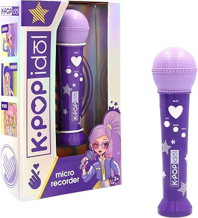 K-POP IDOL IMC Toys K Pop Microphone Recorder for Kids with Lights