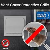 Repa Market Grey 4 Inch Indoor Outdoor Exhaust Hood with Rain Flap 6x6 view 3