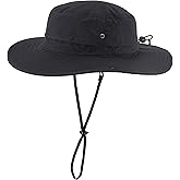 Connectyle Sun Hat for Men Women Outdoor UV Protection Safari Hat for Fishing Hiking Gardening Breathable Cowboy Hat UPF50