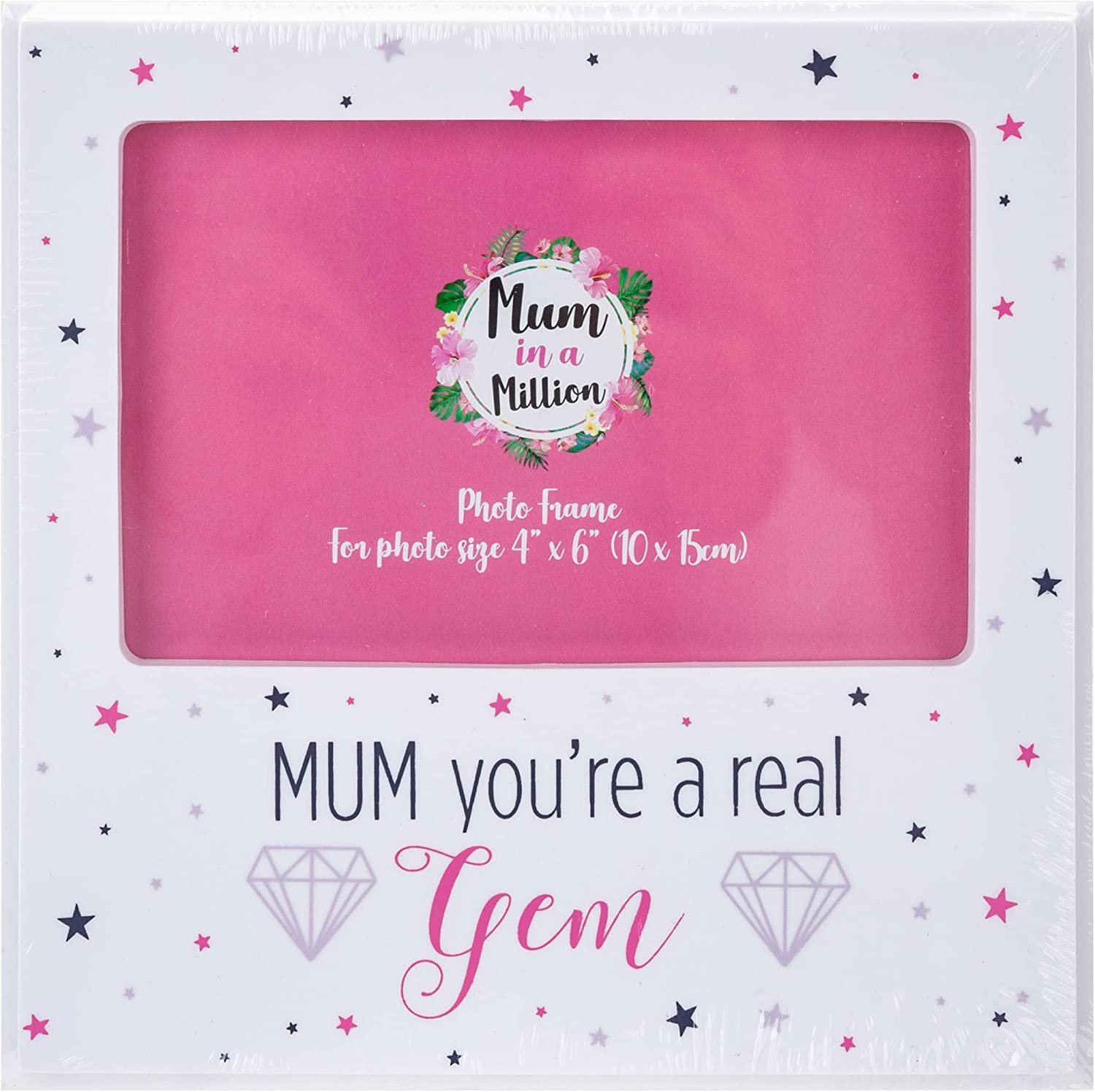VFM - Mum Photo Frame 4 X 6 (Mum You're A Gem) Mum In A Million