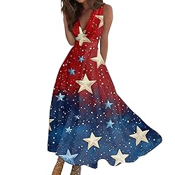 CHRATLHI 4th of July Dress for Women Summer Sexy