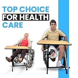 Joint Forces Adjustable Over Bed Table with Wheels