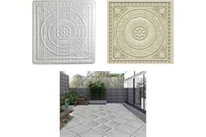 EAIVENY Large Brick Mold, 19.68"x19.68x2.36" Concrete Molds ，Walk Maker Reusable Path Brickform Stepping Stone Paver Lawn Patio Yard Garden DIY Walkway Pavement Moulds (C)