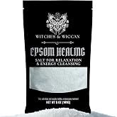 Witches &amp; Wiccan Epsom Salt, Magnesium-Rich Bath Salt, Ritual Baths, 5 oz | Natural magnesium-rich bath salt ideal for meditation, spellwork &amp; ritual baths, bag