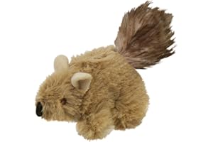 OurPet's PlayNSqueak Backyard Cat Toy Squeaking Squirrel, All Breed Sizes