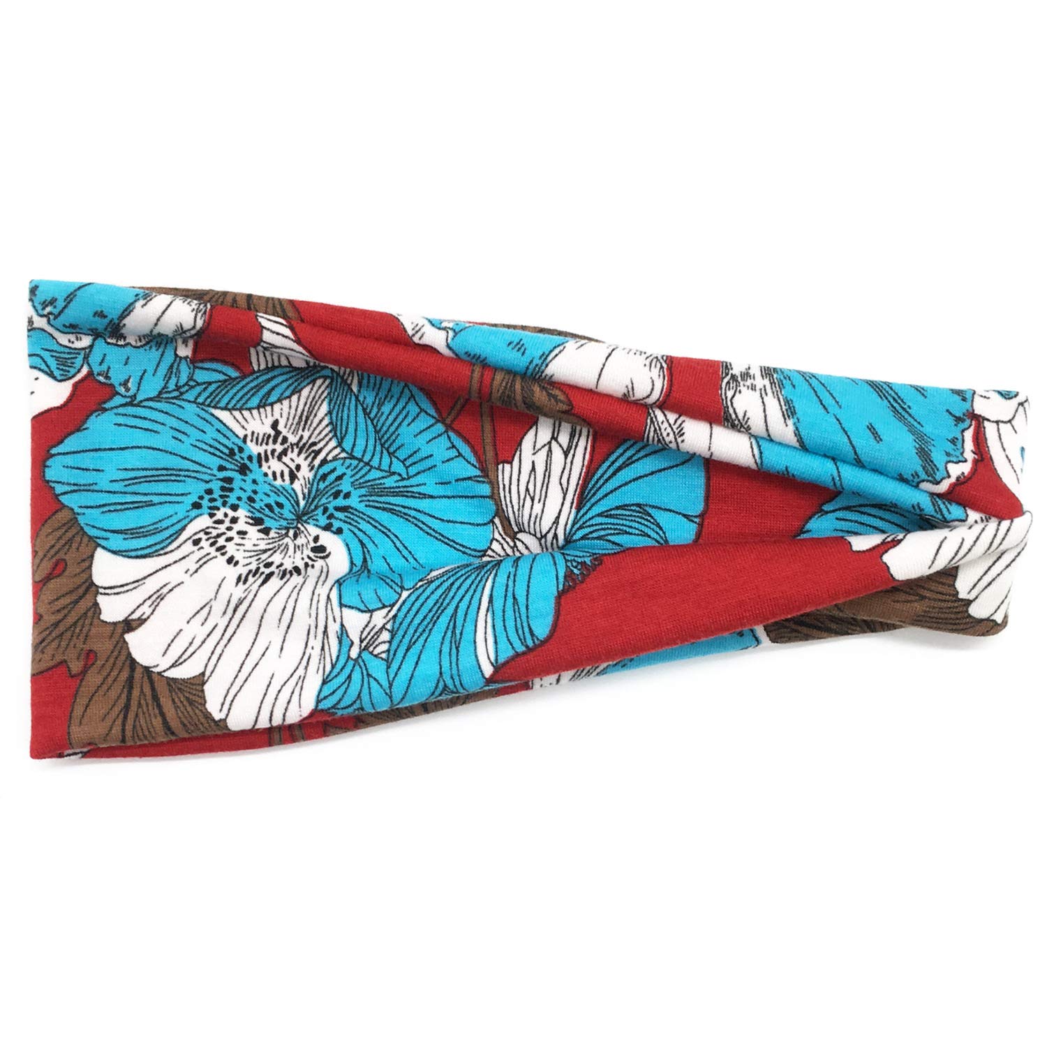Beach Headbands for Women, 9 Pack Women's Boho Headbands for Women Girls Wide Bohemian Knotted Yoga Headband Head Wrap Hair Band Elastic Hair Band Accessories for girl(A) : Beauty