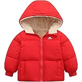 Vmterliya Baby Winter Coats, Outerwear for Toddler Kids Infants Boys Girls Light Puffer Warm Hooded Down Jacket for 2-7 Years
