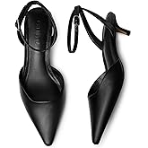 CELLENZ Women Low Heel Pumps: 1.97 Inch Comfortable Kitten Heel, Fashion Pointed Toe Heels, 2026 Spring Summer Pumps for Formal Office Business Dressy Shoes