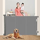 Upgrade 71" Retractable Baby Gates with Reinforced
