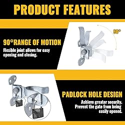VIVIDA 1-3/8" Wall Mount Latch, Chain Link Fence