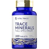 Carlyle Trace Minerals | 200 Tablets | Full Spectrum Supplement | Non-GMO &amp; Gluten Free Complex | by Vital Trace