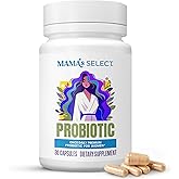 Mama's Select Prenatal Probiotics for Pregnant Women – Pregnancy, Postnatal & Postpartum Support – Aids Lactation, Breastfeeding, Digestion, Morning Sickness, Baby Microbiome – 30 Capsules
