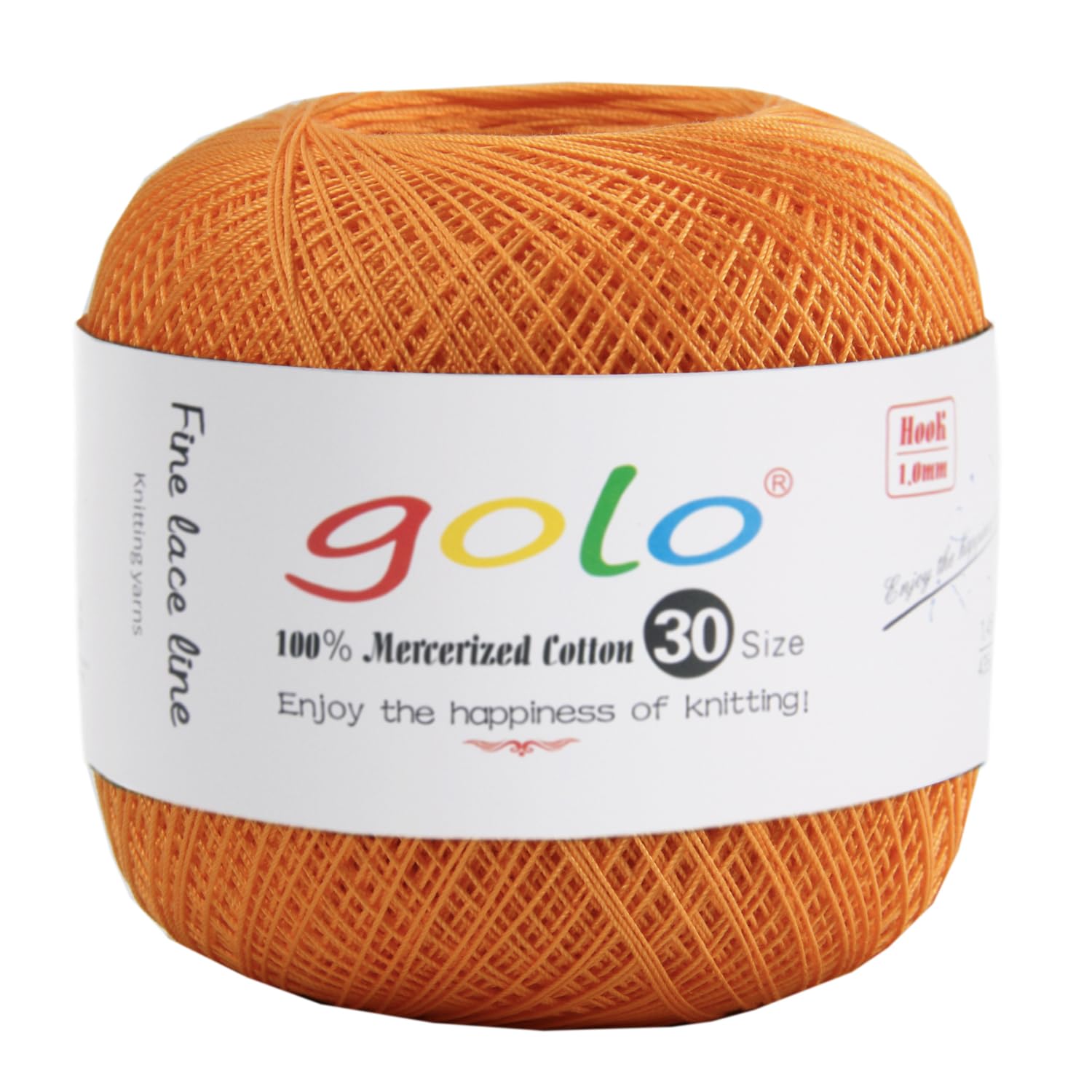 golo Crochet Thread Size 30 Yarn for Hand Knitting Cotton Crochet Yarn — image 1