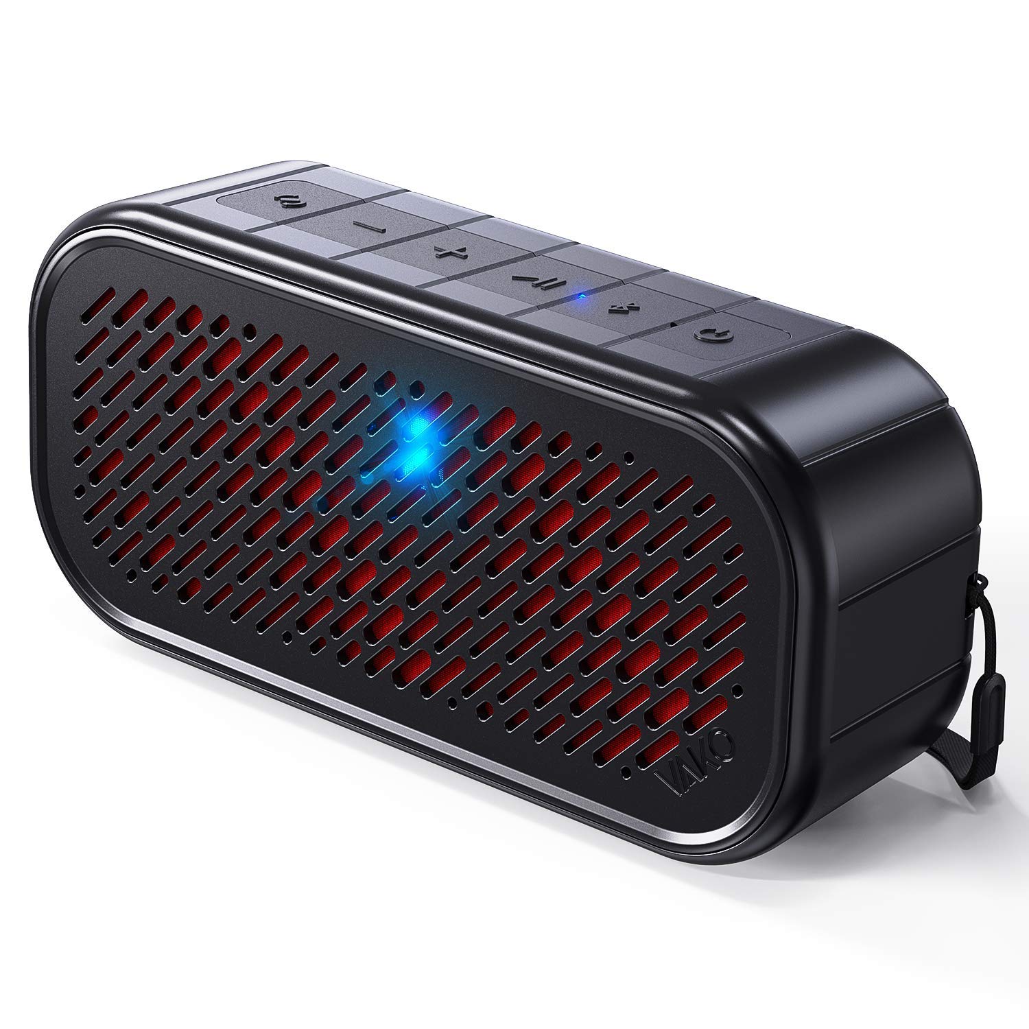 speaker with flashing lights